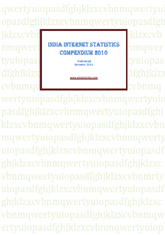India internet statistics compendium 2010